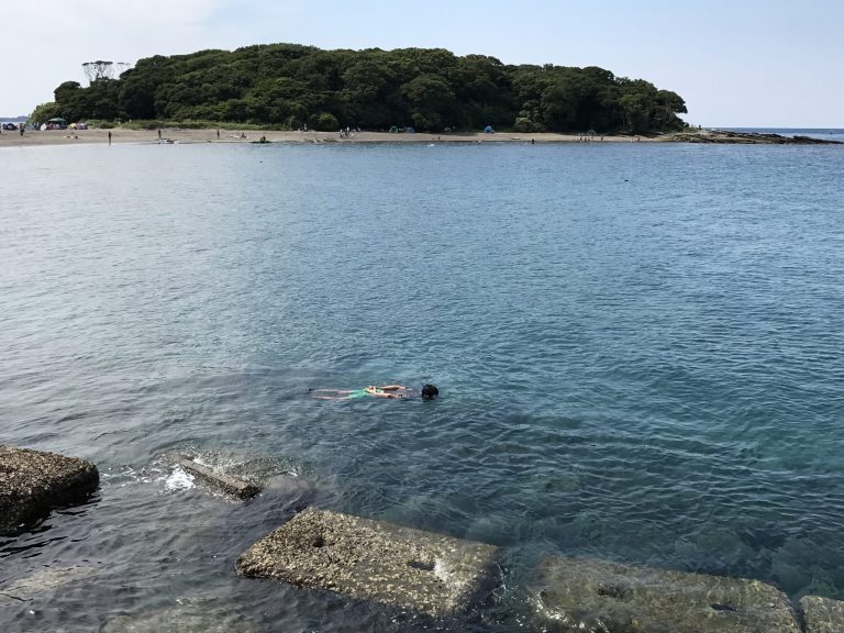 千葉県の沖ノ島にシュノーケリングに行ってきた アクセス良いし駐車場も広くてココ最高 旅出るぞ